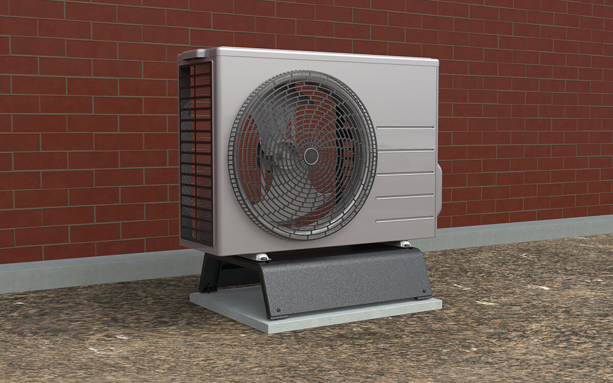 Heat pump stands