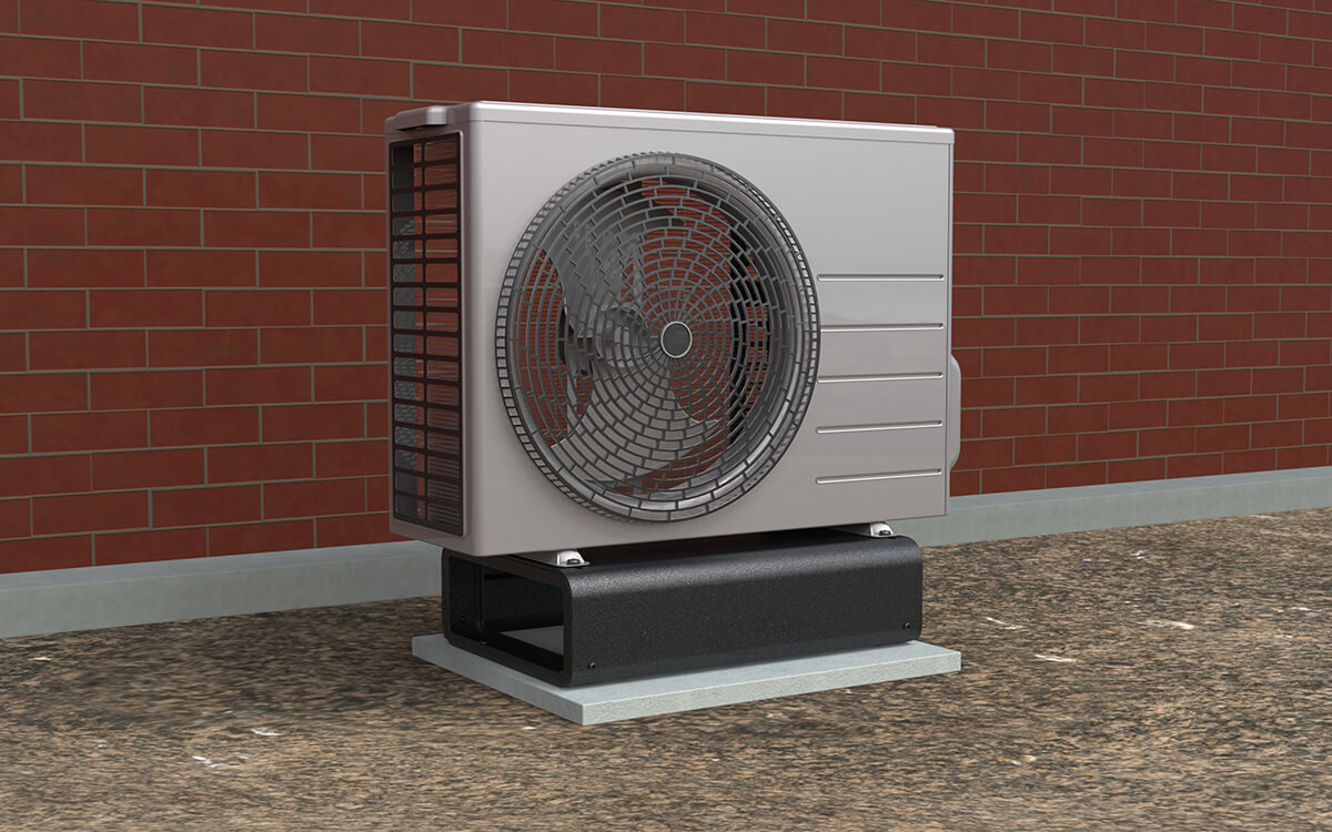 Heat pump stands