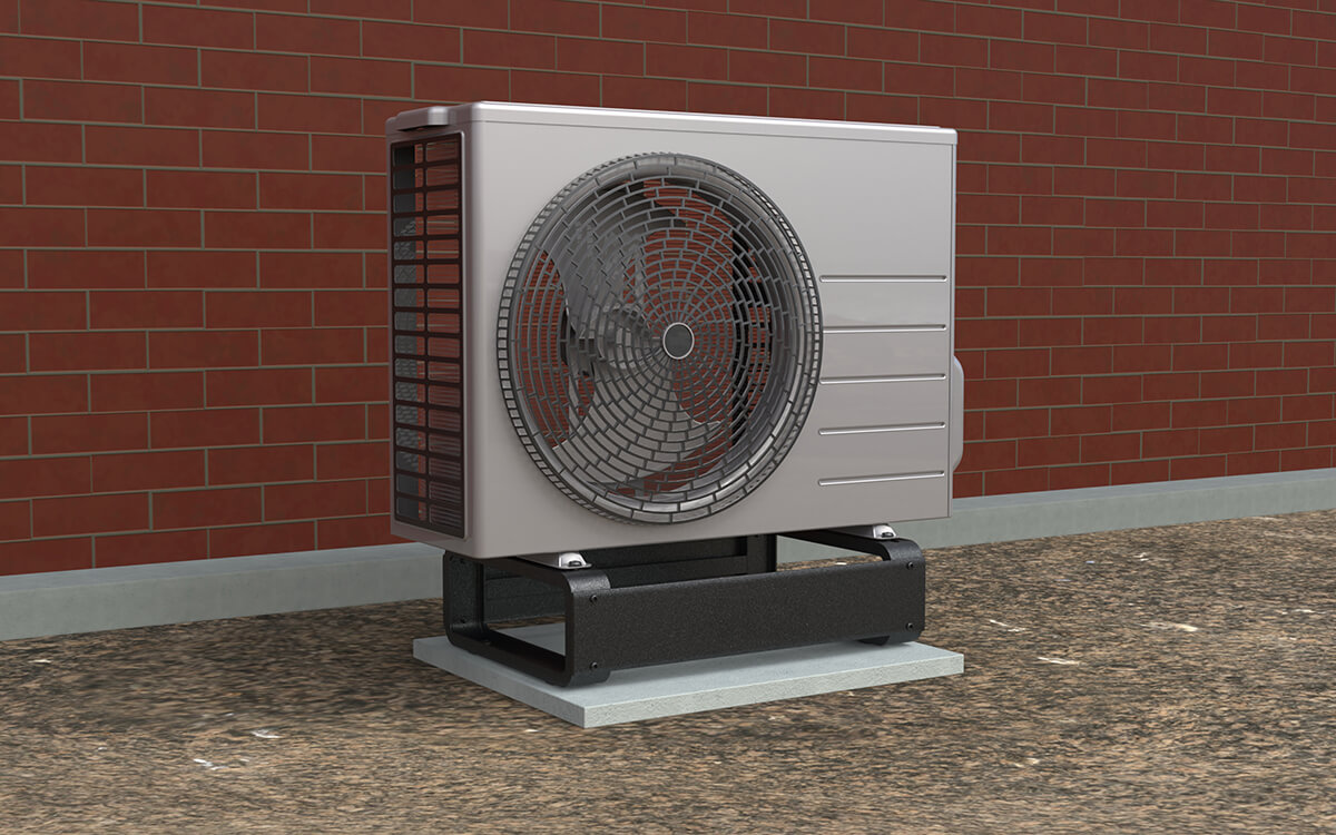 Heat pump stands